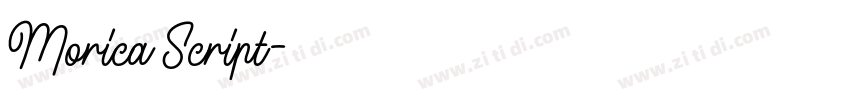 Morica Script字体转换 Morica Script字体转换